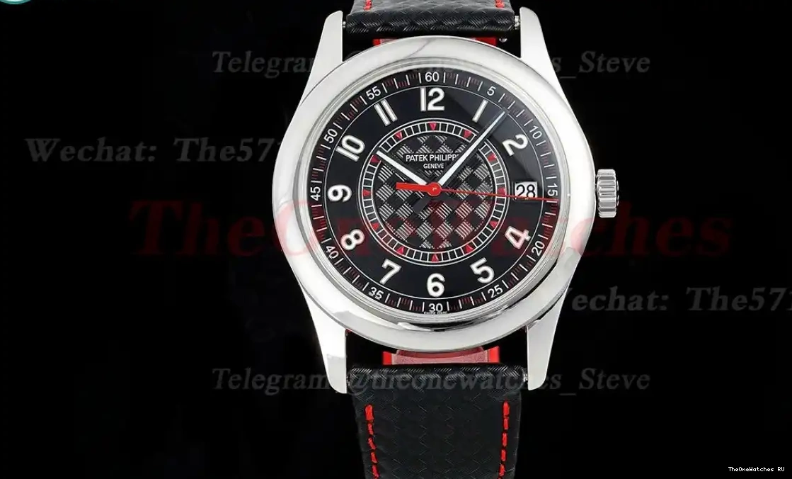 SS 40mm Black 330SC LE Calatrava Red 6007 PPF 0504